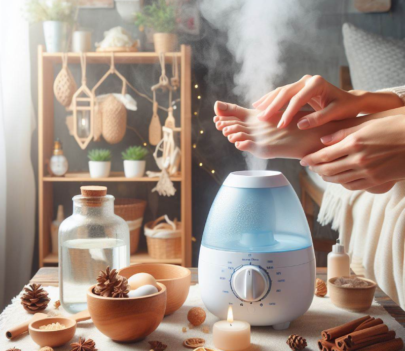 Using a humidifier effectively prevents and treats dry skin