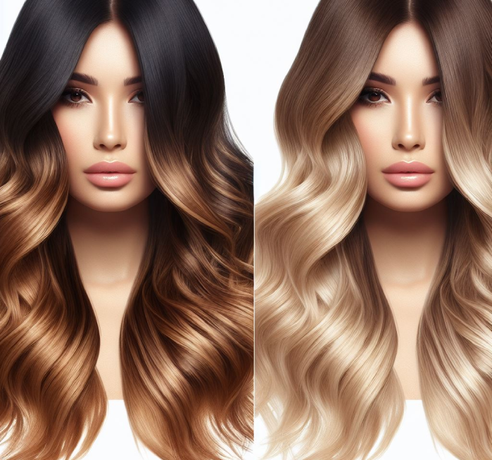 Ombre Or Balyage